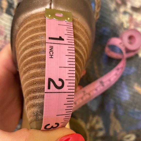 Seychelles Sz 9 Metallic Pewter leather sandal - Picture 8 of 9